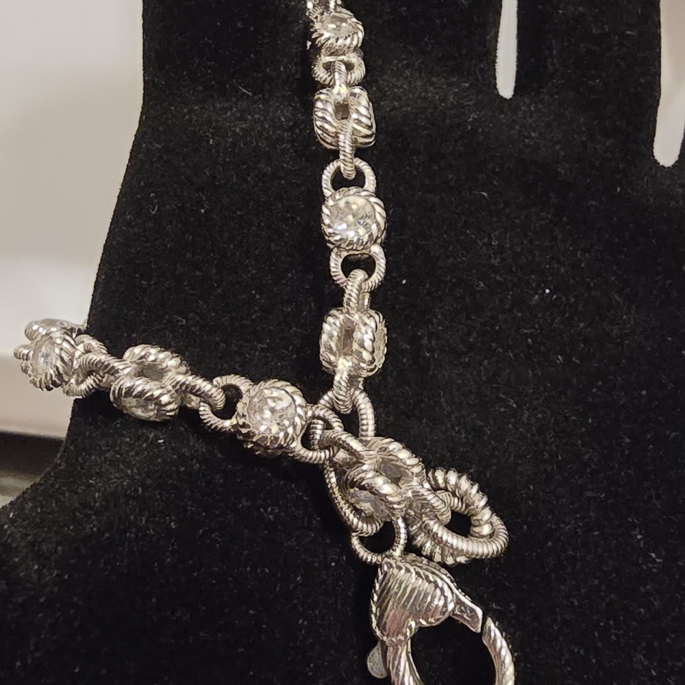 Judith Ripka Silver Bracelet - Picture 3 of 8